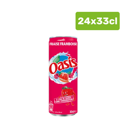 Oasis aardbei - framboos 24x33cl