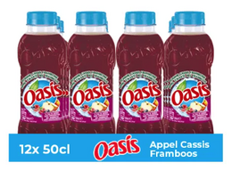 Oasis appel - zwarte bes - framboos 12x50cl