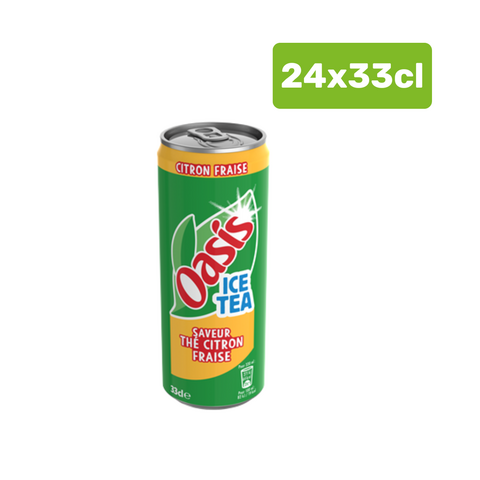 Oasis ice tea citroen - aardbei 24x33cl