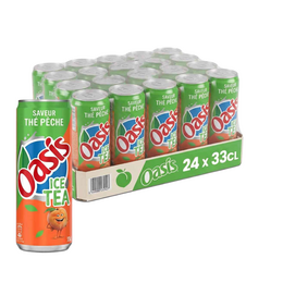 Oasis ice tea perzik 24x33cl