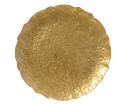 Onderbord D33cm goud
