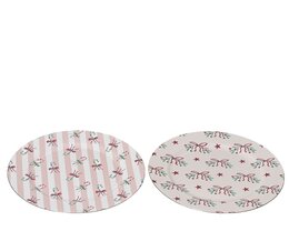 Onderbord D33cm Kerst 2ass
