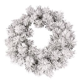 Oregon Flocked needle pine wreath d60cm