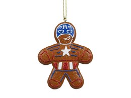 Orn. Gingerbread Captain America figuur