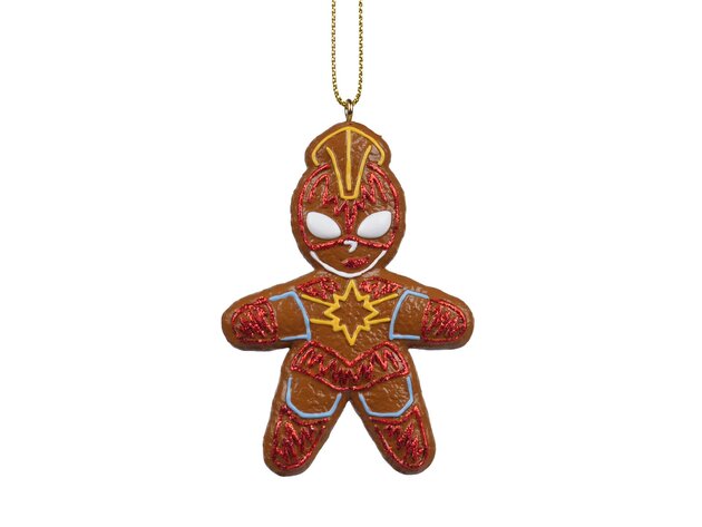 Orn. Gingerbread Captain Marvel figuur