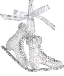Orn. Patins à glace avec paillettes