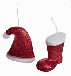 ornament muts/laars 11,5x5,5x13,5cm