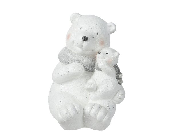 Ours blanc 20x25x29cm blanc
