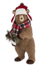 ours debout 29x20x75cm polyester