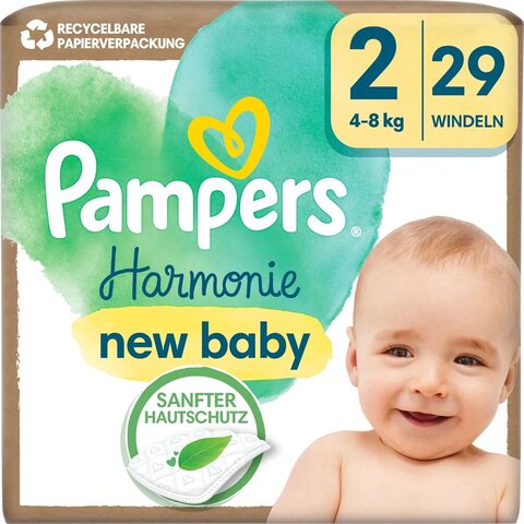 Pampers Harmonie luiers - maat 2 - 29 luiers (4-8kg)