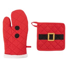 Pannenlap Kerst - rood