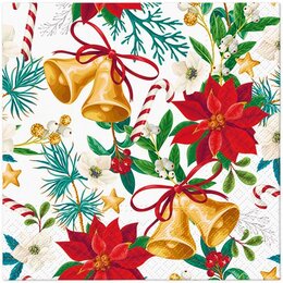 PAW servetten botanical noël 33x33cm 20st