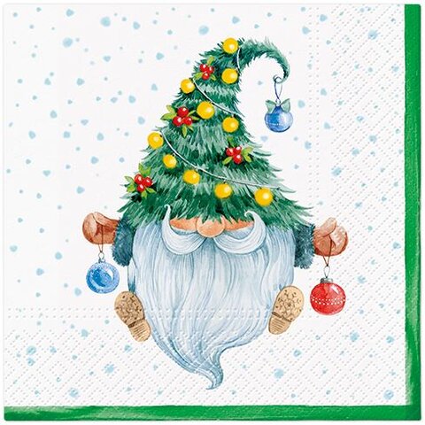 PAW servetten fancy gnome 33x33cm 20st