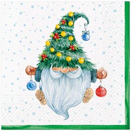 PAW servetten fancy gnome 33x33cm 20st