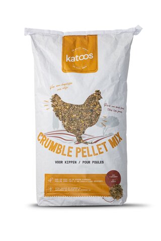Pellet Crumble Mix - gebroken graanmengeling met legkorrel 18kg - image 1