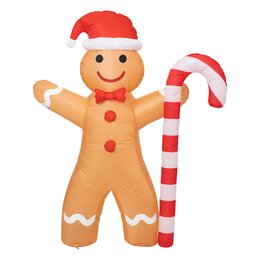 Peperkoek opblaasbaar H140cm