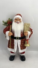 Pere Noel chic rouge 80cm