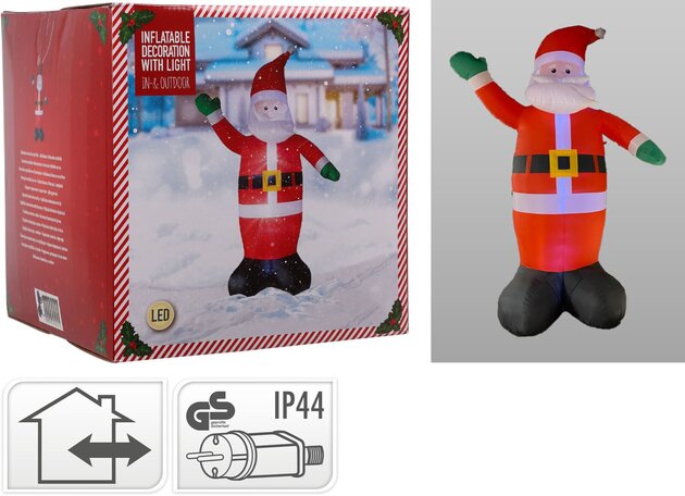 Père Noël H400cm gonflable