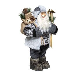 Père Noël H60cm avec ski