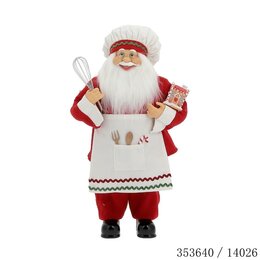 Père Noël H60cm cuisinier