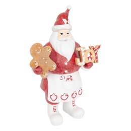 Père Noël pâtissier H33cm