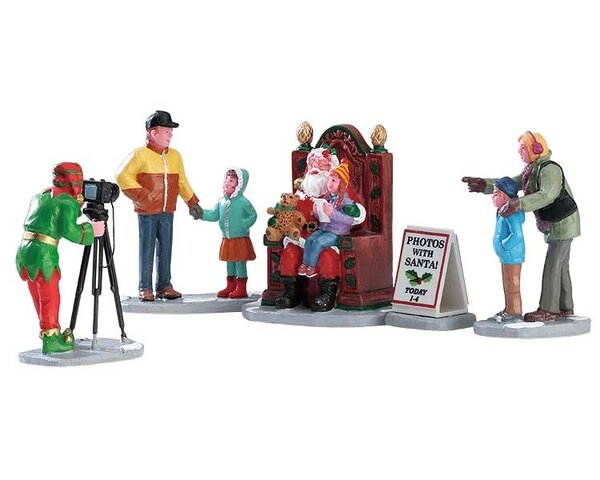 photos with santa,  set of 5