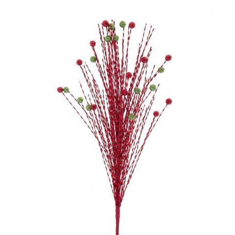 Pic spray herbe boule rouge