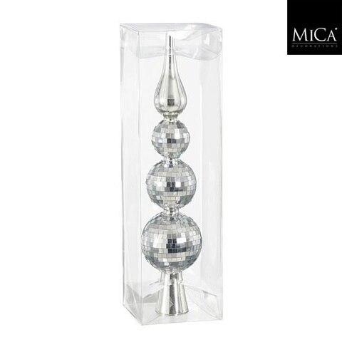 Piek D7xH30cm zilver