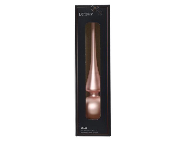 Piek glas 26cm poederroze