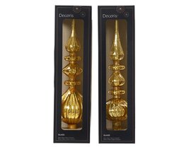 Piek glas 35cm lichtgoud