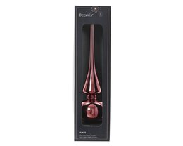 Piek H26cm glas - donkerroze