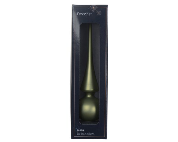 Piek H26cm glas mat groen