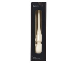 Piek H26cm glas wolwit enamel