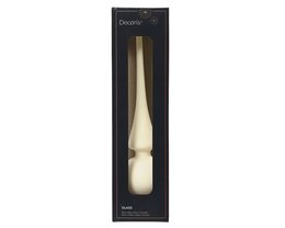 Piek H26cm glas wolwit mat