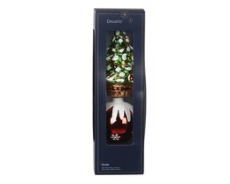Piek H29cm kerstbal-boom glas
