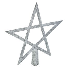 Piek ster zilver 20cm