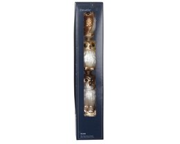 Piek uil 6x35cm glas bruin