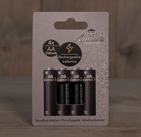 Piles rechargeables AA 2100MAH 4pack