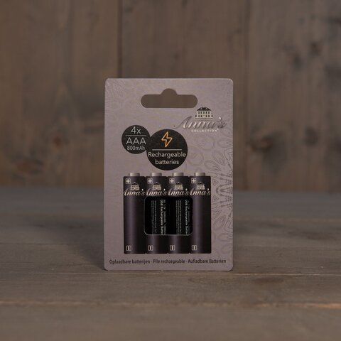 Piles rechargeables AAA 800MAH 4pack