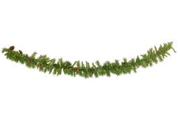 Pine cone garland 274cm