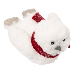 Pingouin 15x12x21cm avec écharpe