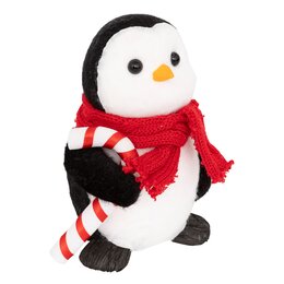 Pingouin H19cm avec canne à sucre