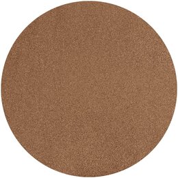 Placemat D34cm glitter chocolade 6stuks