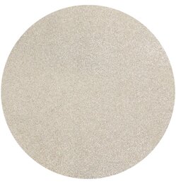 Placemat D34cm glitter platinum 6stuks