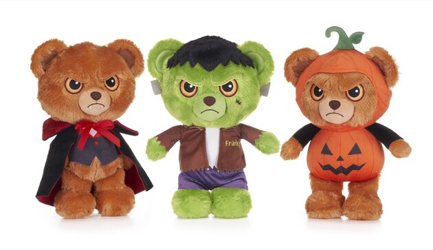 Pluche Halloween Beer H30cm 3ass