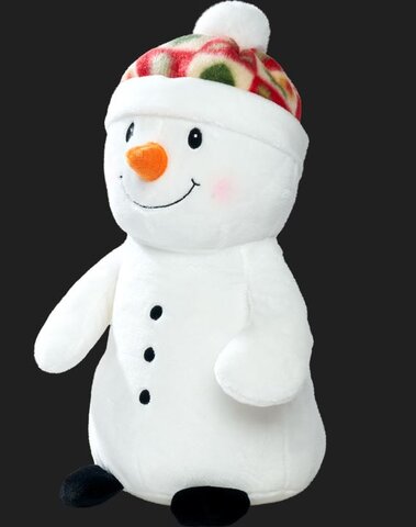 Pluche Sneeuwman H30cm