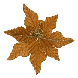 Poinsettia D20cm koper