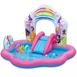 Princess 7'3" x 6'4" x 55"/2.21m x 1.93m x 1.40m Disney Princess Enchanted Palace Play Center - afbeelding 1