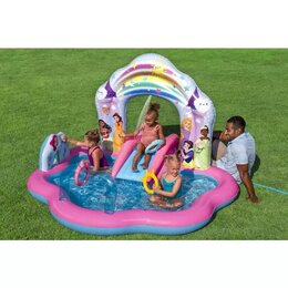 Princess 7'3" x 6'4" x 55"/2.21m x 1.93m x 1.40m Disney Princess Enchanted Palace Play Center - afbeelding 8