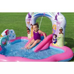 Princess 7'3" x 6'4" x 55"/2.21m x 1.93m x 1.40m Disney Princess Enchanted Palace Play Center - afbeelding 9